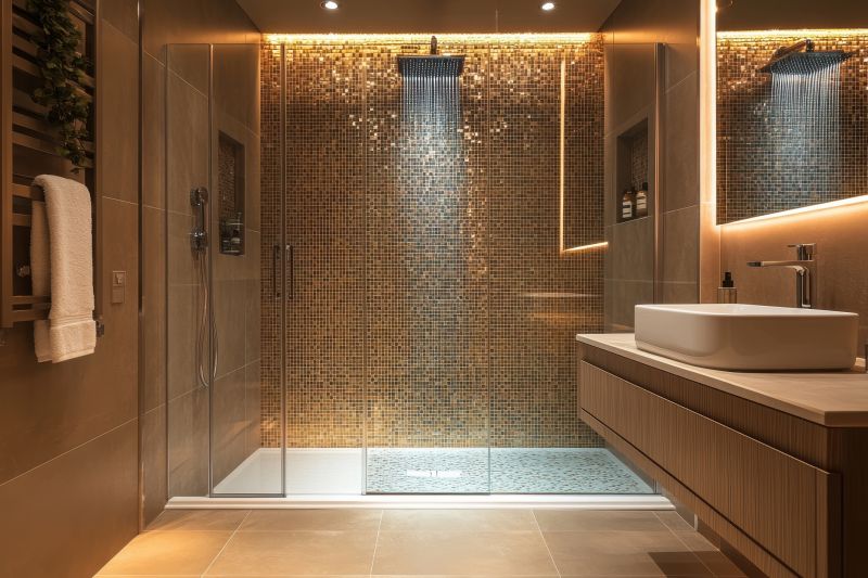 Luxury Shower with Multiple Shower Heads
